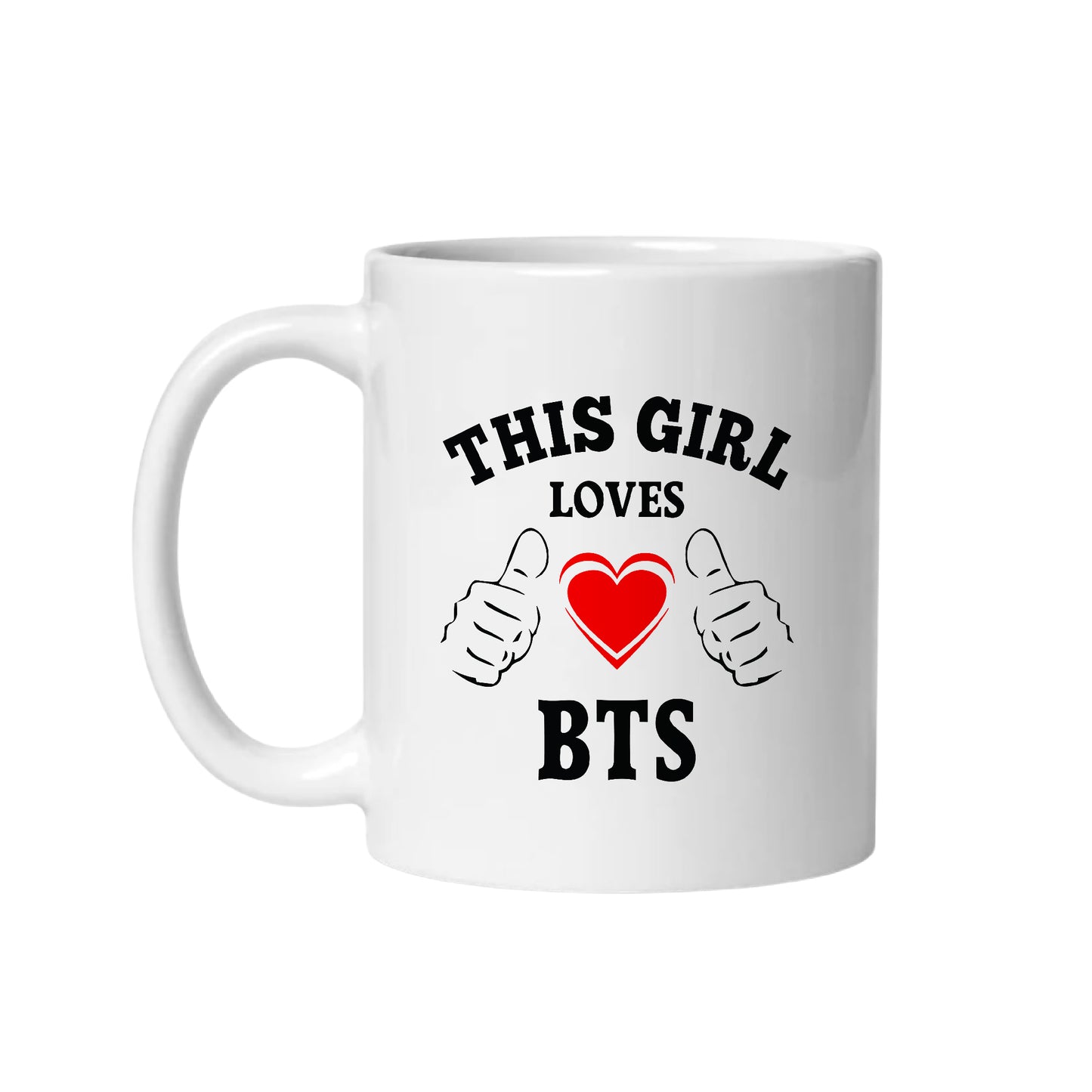 This Girl Loves BTS – Coffee & Tea Mugs