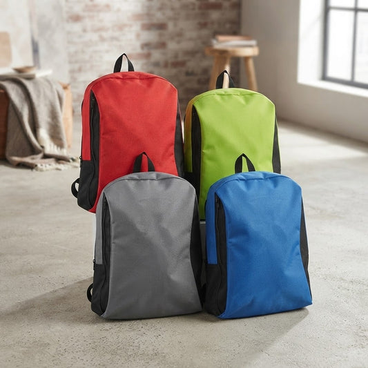 Personalized Two-toned Backpacks 600D Polyester Material