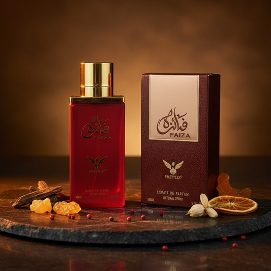 Faiza Red by FMstyles: A Symphony of Arabian Elegance, Khamrah Fragrance, Luxury Perfume image 1