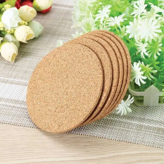 Personalized Cork Tea Coasters (4 pcs)