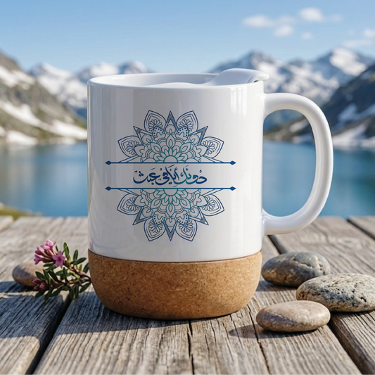 دُونَكَ أَيَّامِي عَبَثْ Without you, My days are meaningless - Quote Printed Premium Coffee Mugs & Cups (5 Options)