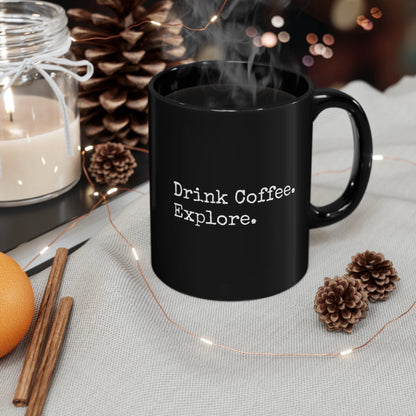 Personalized Photo or Logo Printed Black Mug