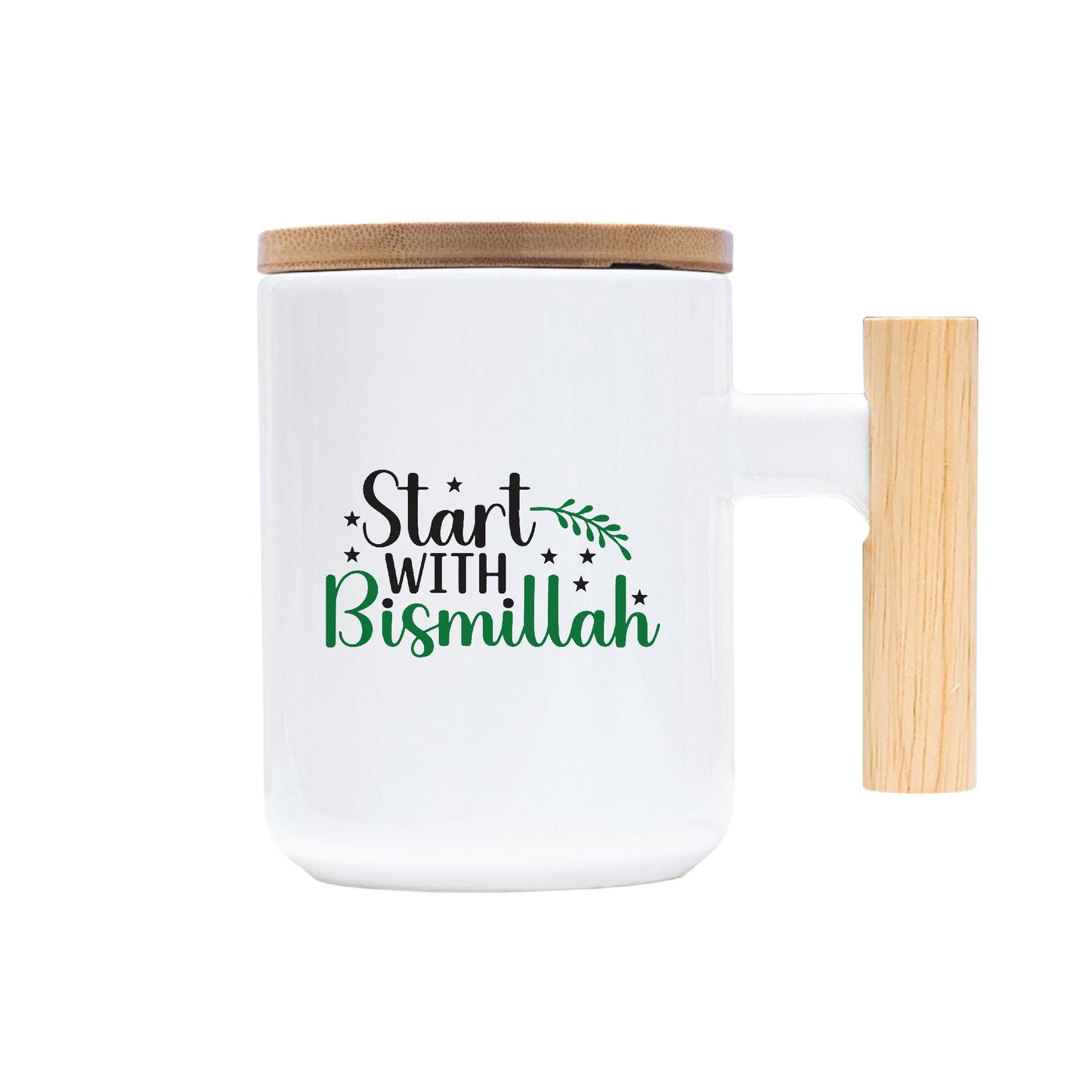 "Start with Bismillah" Premium Drinkware Collection – Coffee & Tea Mugs