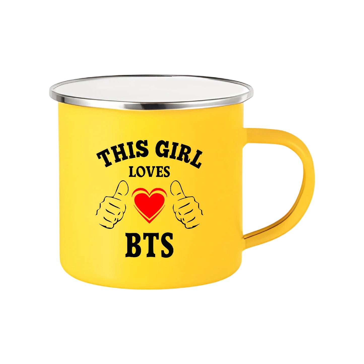 This Girl Loves BTS – Coffee & Tea Mugs