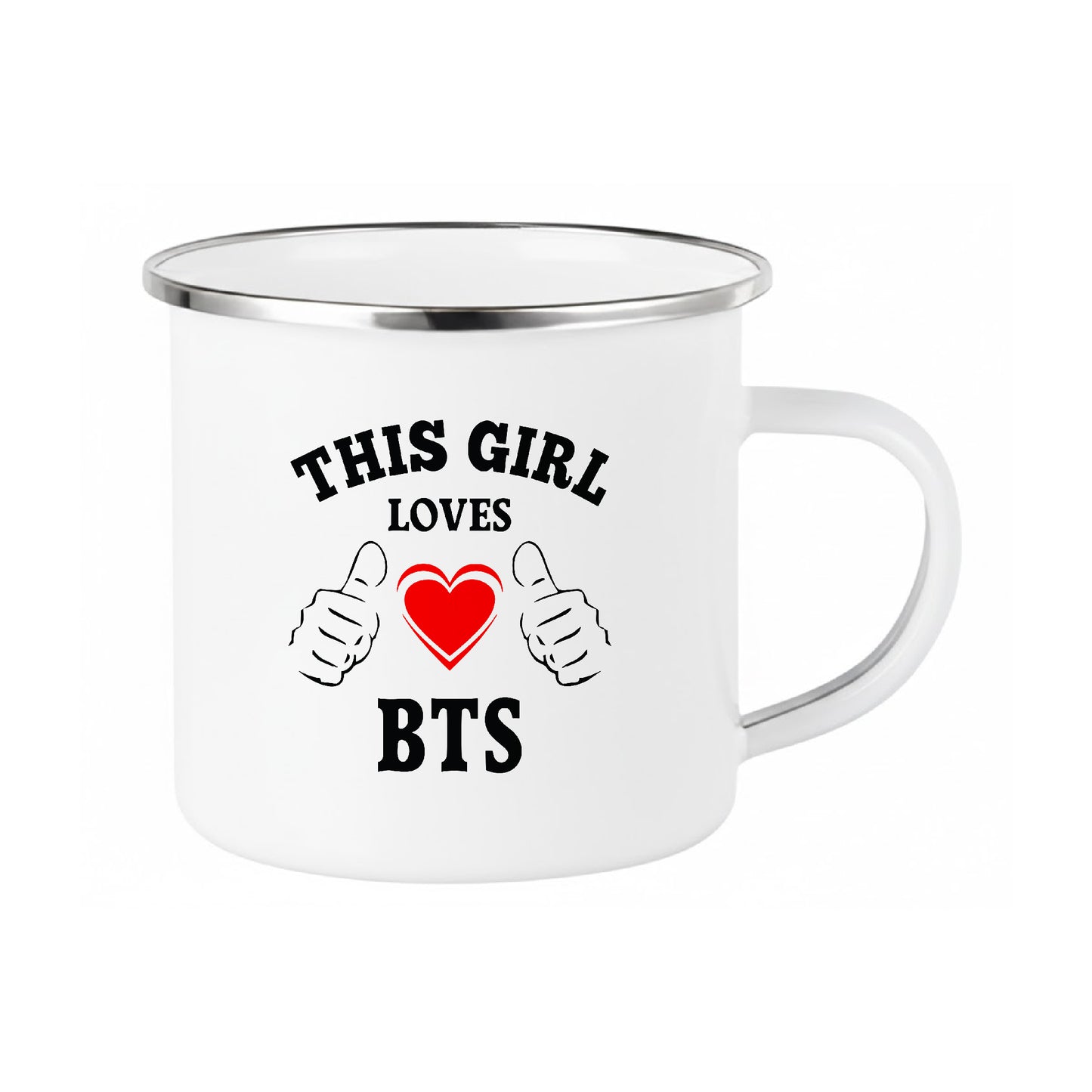 This Girl Loves BTS – Coffee & Tea Mugs