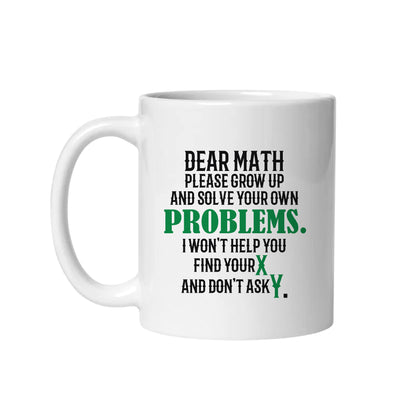 Math Problems, Math Lover – Coffee & Tea Mugs