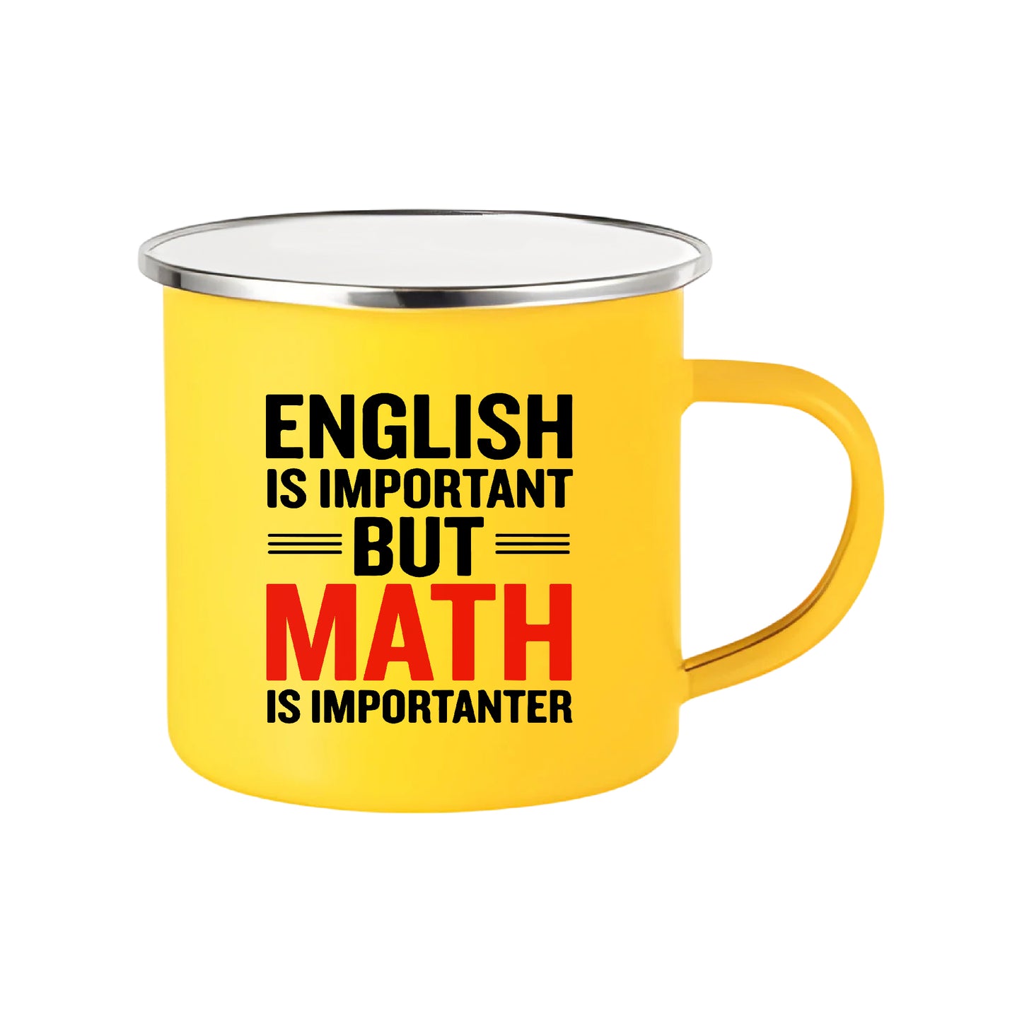 English is Important but Math is More – Coffee & Tea Mugs