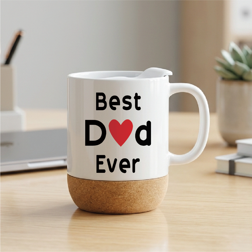 Best Dad Coffee Mug, Best Dad Ever Unique Birthday Gifts Idea for Dad Father Papa Daddy Cup White, 11 Oz