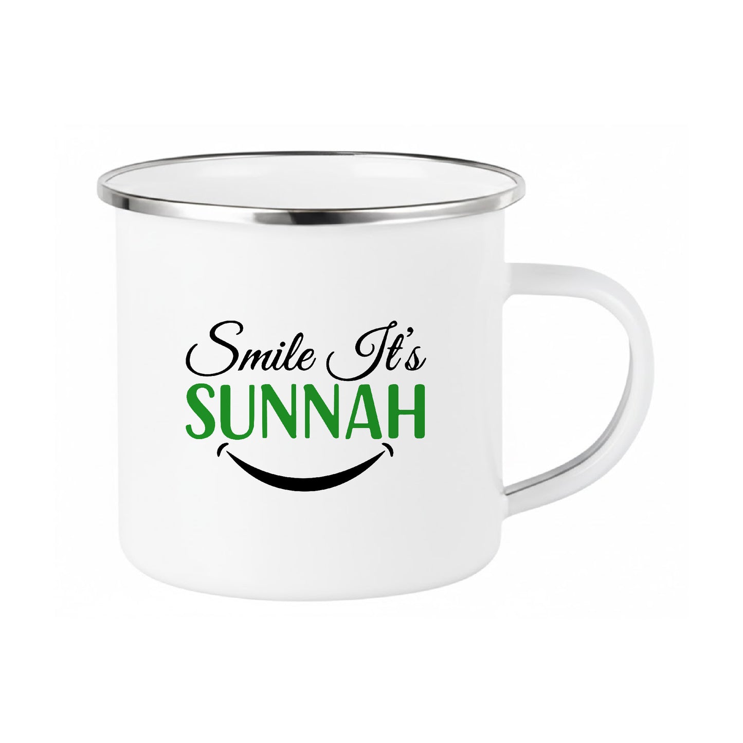 "Smile it's Sunnah" Premium Drinkware Collection – Coffee & Tea Mugs
