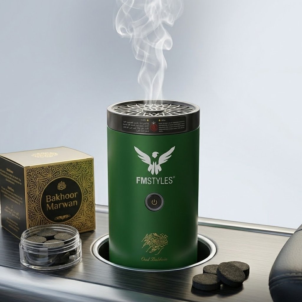Premium Bakhoor Combo: Rechargeable Electric Burner & Bakhoor Marwan image 2