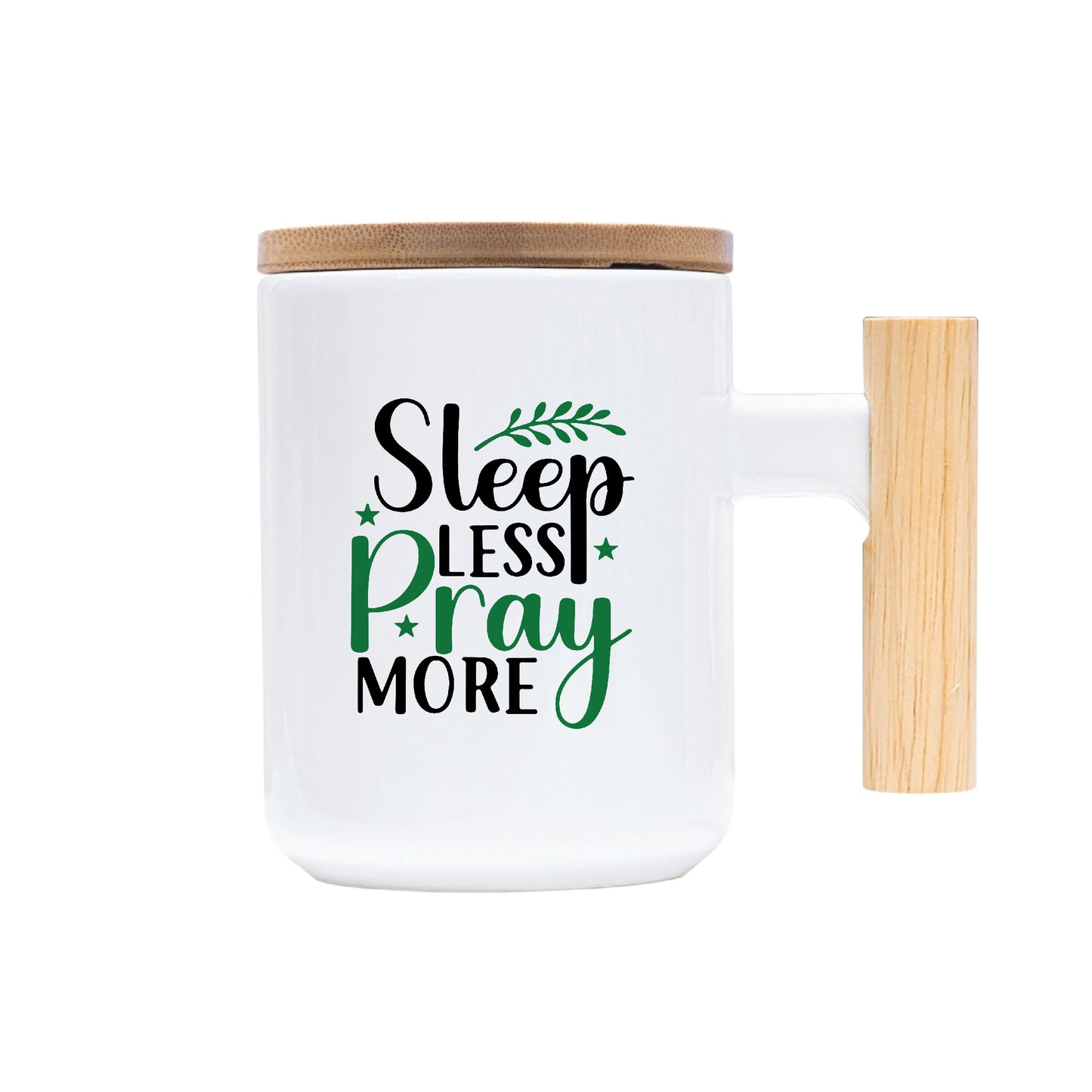 "Sleep Less Pray More" Premium Drinkware Collection – Coffee & Tea Mugs