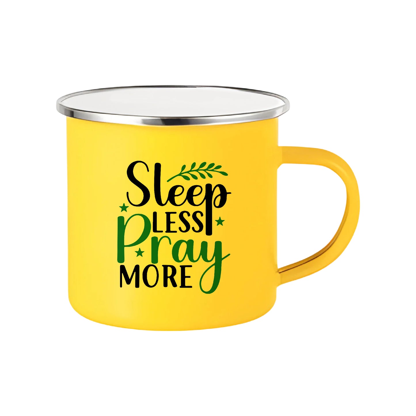 "Sleep Less Pray More" Premium Drinkware Collection – Coffee & Tea Mugs