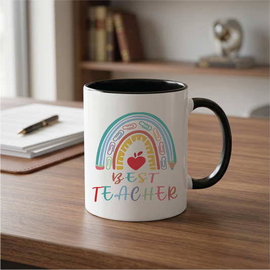 Best Teacher Coffee Mug, Best Teacher Mug, Teacher Appreciation Gift, Teacher Mug, Teacher Gifts, Travel Mug, Teachers Day Gifts, Gift for Teacher - 11oz Novelty Coffee Mug (best)