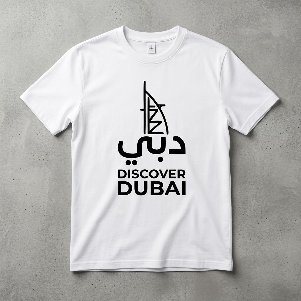 تيشيرت للجنسين قطن 100% بتصميم وادي الجبل المشرق