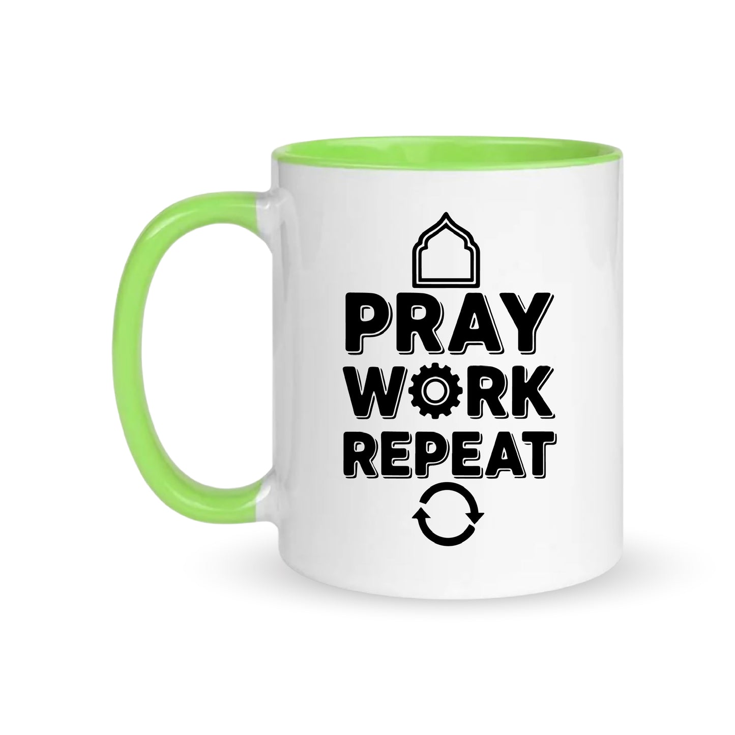 Pray Work Repeat – Coffee & Tea Mugs