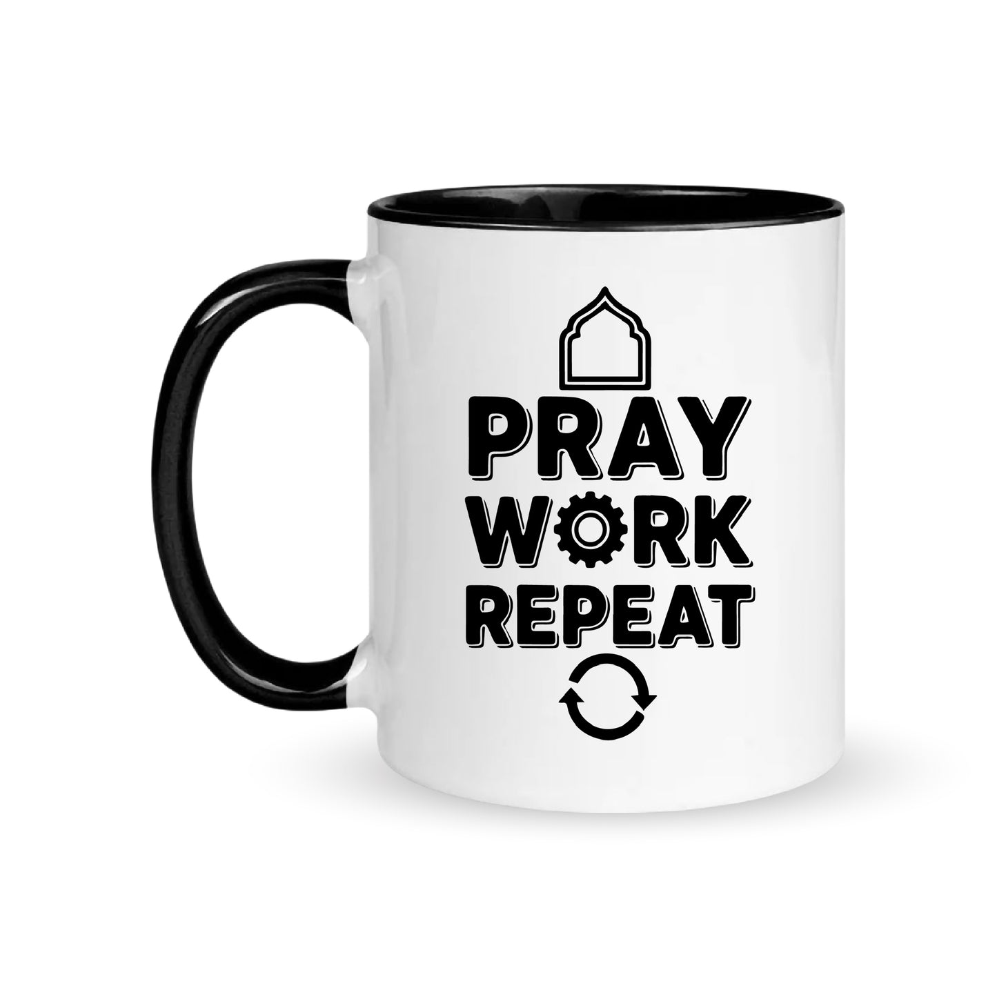 Pray Work Repeat – Coffee & Tea Mugs