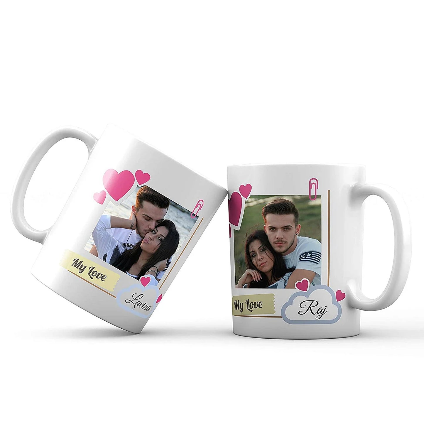 Classic Canvas: Customizable White Ceramic Mug