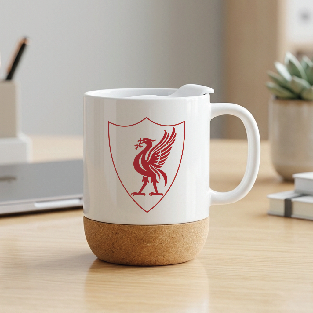 Liverpool FC Mug - LFC Coffee Mug - Crest Coffee & Tea Cup for Reds Supporters
