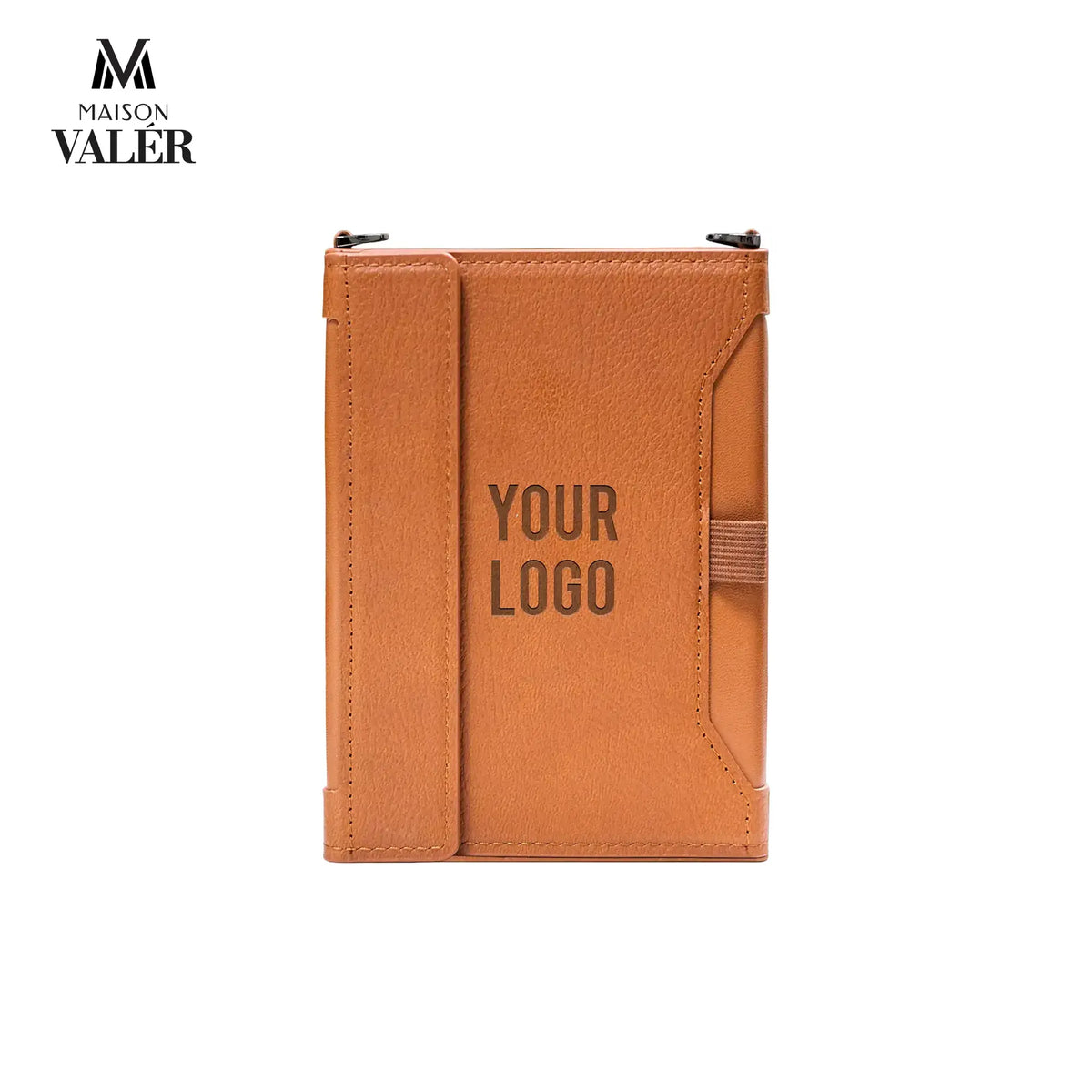Personalized - Premium Leather Travel Wallet & Passport Holder Brown
