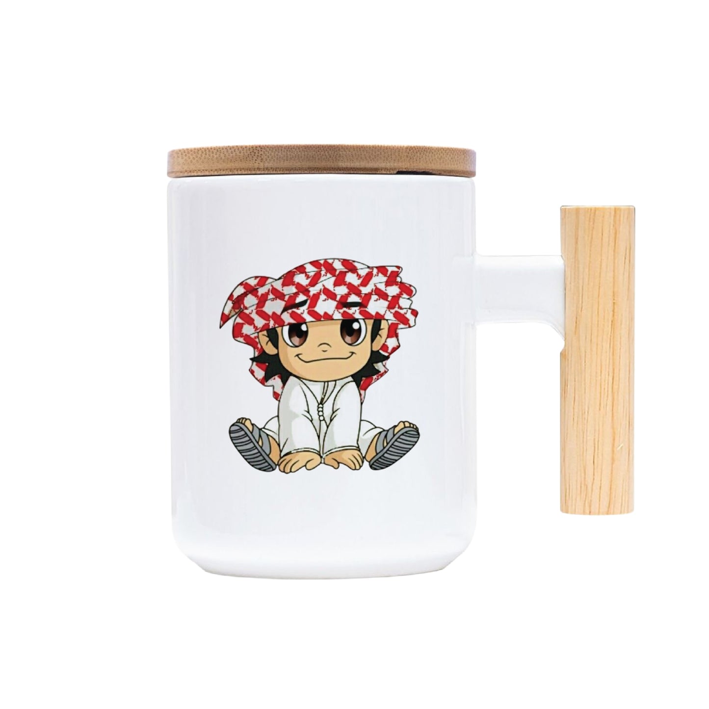 Arab Boy Carton Character Premium Drinkware Collection – Coffee & Tea Mugs