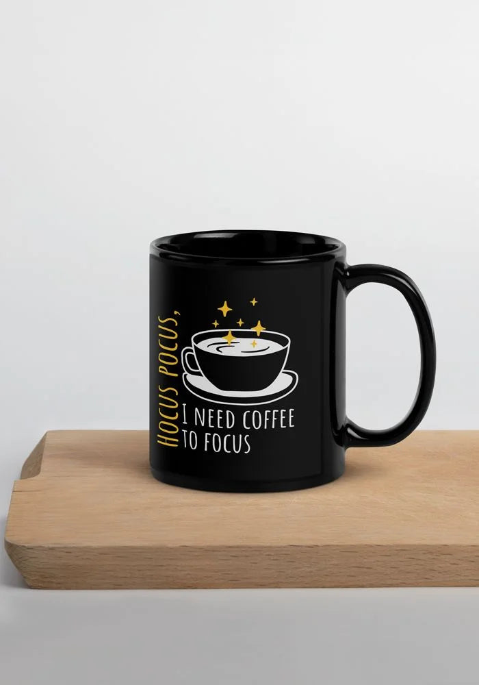 Personalized Photo or Logo Printed Black Mug