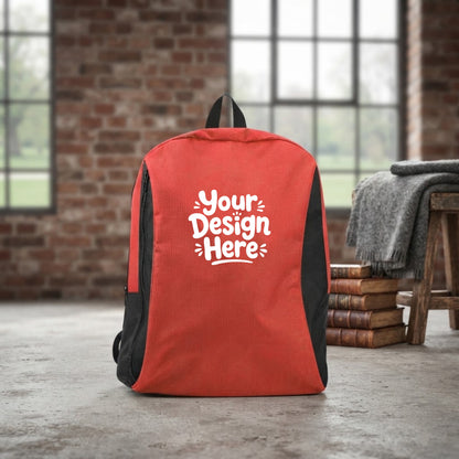 Personalized Two-toned Backpacks 600D Polyester Material