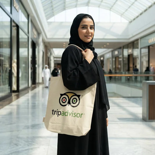 Personalized Recycled Cotton Canvas Bags 330 GSM (One color Print)