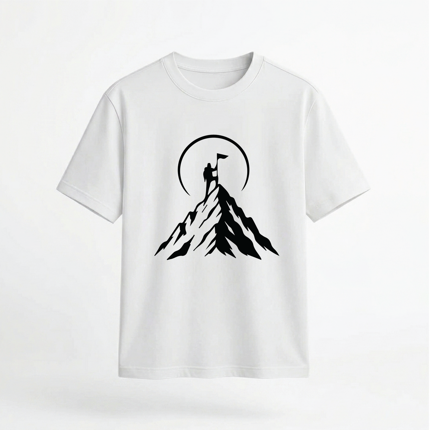 Mountain Peak Summit Graphic 100% Cotton Unisex T-Shirt