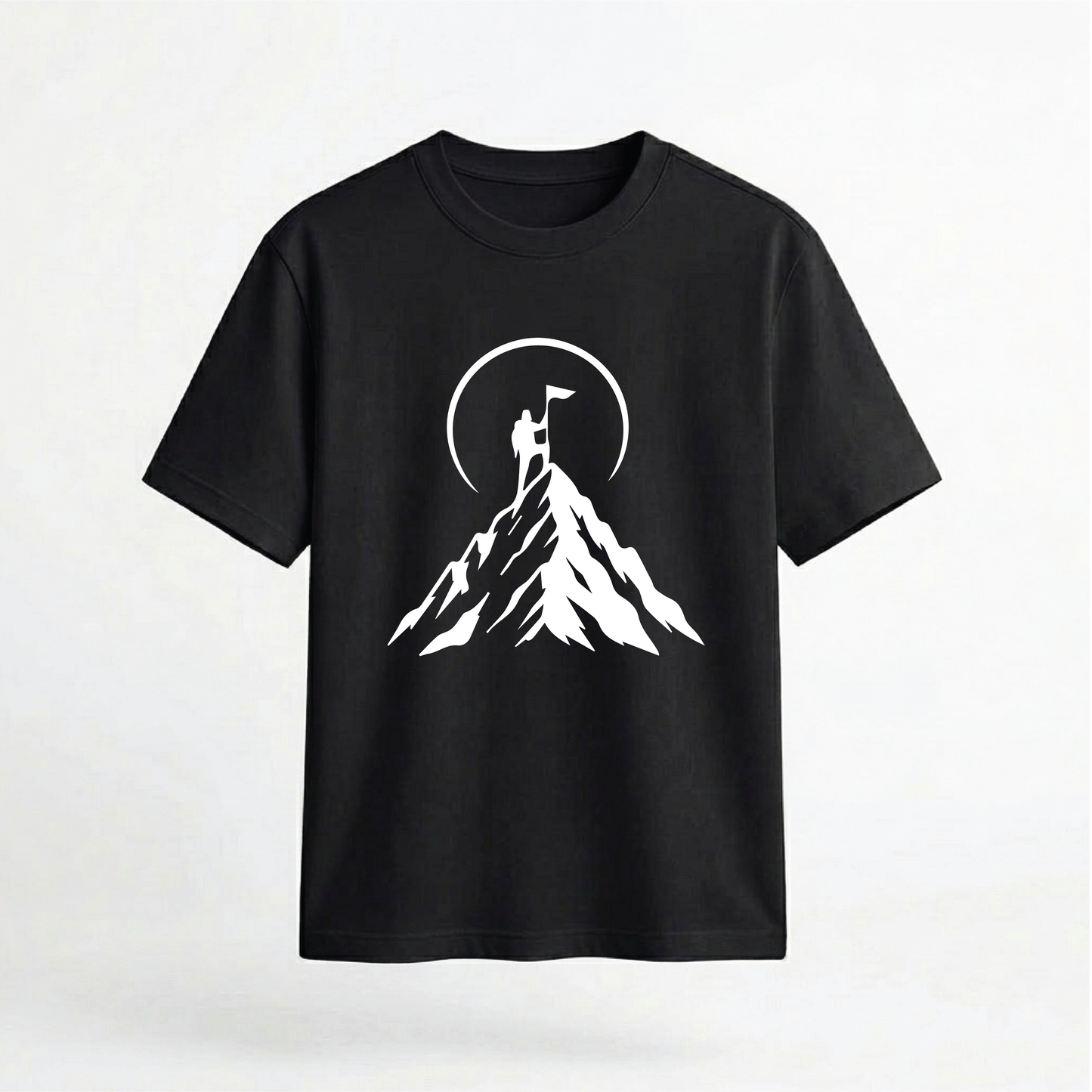 Mountain Peak Summit Graphic 100% Cotton Unisex T-Shirt