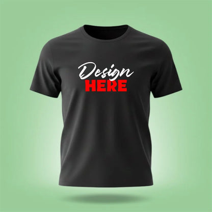 Personalized Multi Color Design Printed Crew Neck Unisex T-Shirt [7 Colors]