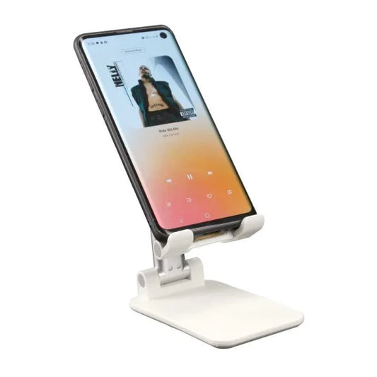 Personalized Eco-Friendly Foldable & Adjustable ABS Plastic & Bamboo Phone Stand