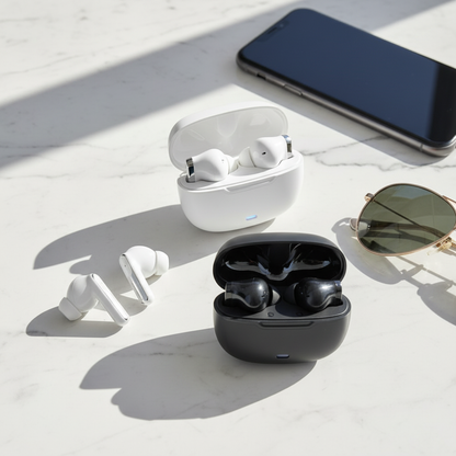 K4 Wireless Headset Lightweight and Simple Hi-Fi Audio ANC TWS Earbuds