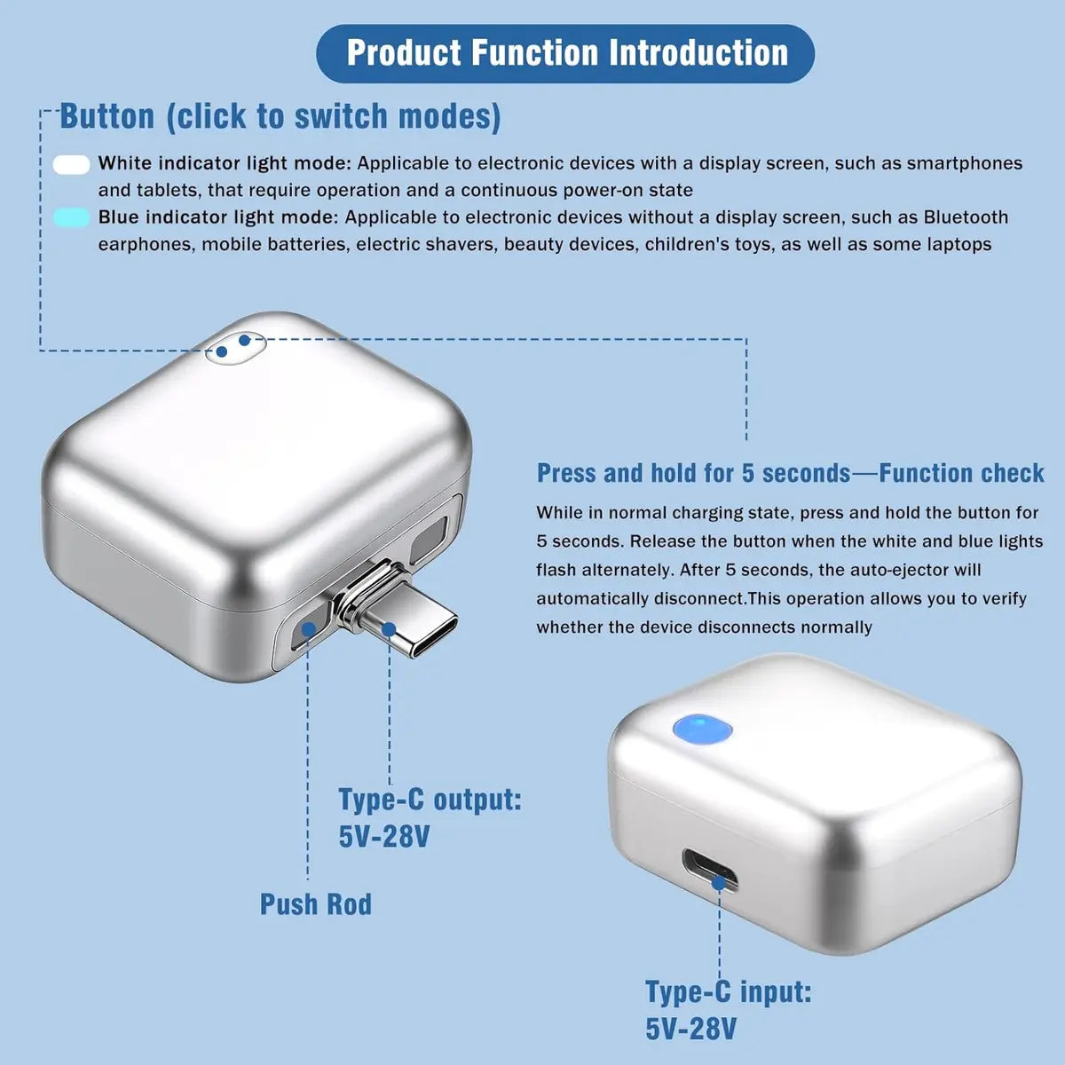 Smart Auto Power-Off Charging Adapter