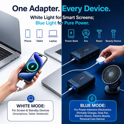 Smart Auto Power-Off Charging Adapter
