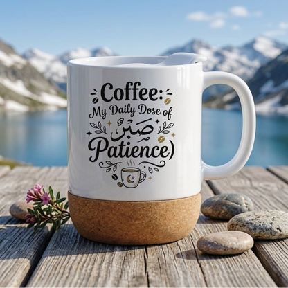 Coffee My Daily Dose of Sabr (Patience) - Quote Printed Premium Coffee Mugs & Cups (5 Options) MG1054