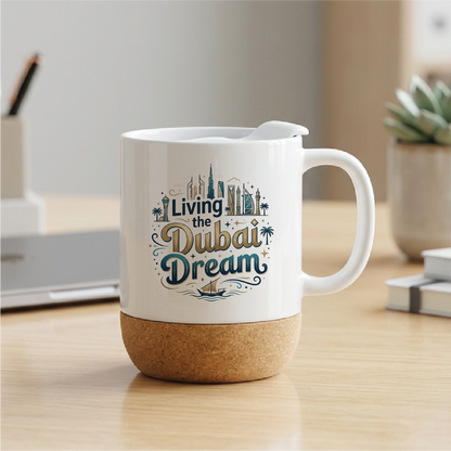 Living the Dubai Dream - Quote Printed Premium Coffee Mugs & Cups (5 Options) MG1055