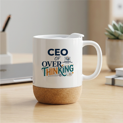 CEO of Overthinking - Quote Printed Premium Coffee Mugs & Cups (5 Options) MG1065