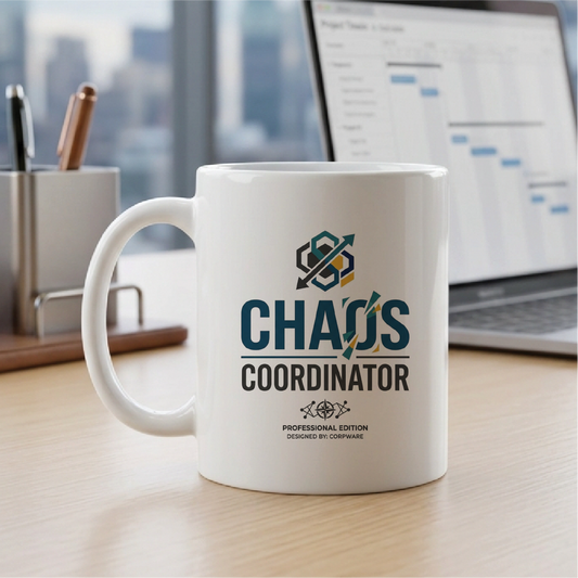 Chaos Coordinator - Quote Printed Premium Coffee Mugs & Cups (5 Options) MG1069