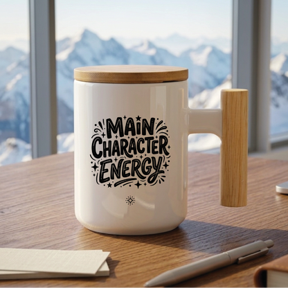 Main Character Energy - Quote Printed Premium Coffee Mugs & Cups (5 Options) MG1079