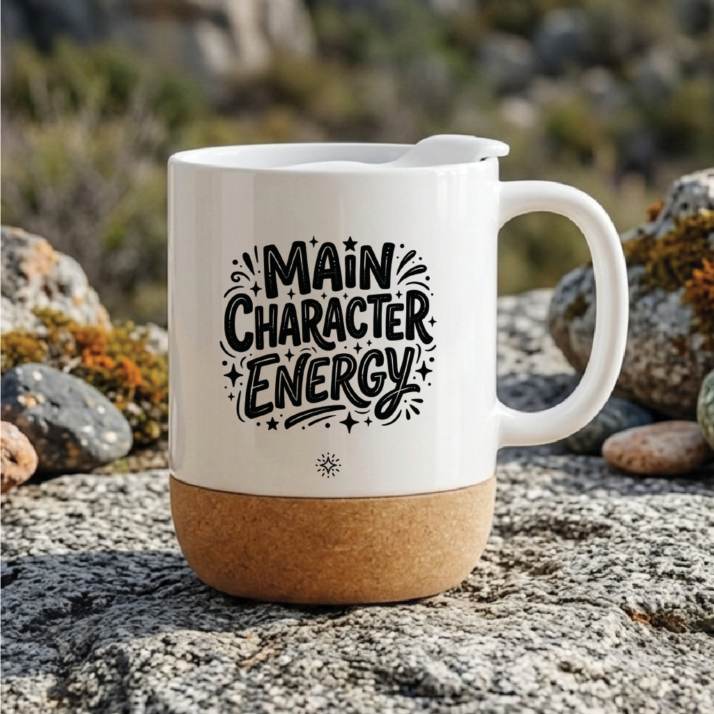 Main Character Energy - Quote Printed Premium Coffee Mugs & Cups (5 Options) MG1079