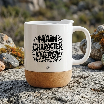 Main Character Energy - Quote Printed Premium Coffee Mugs & Cups (5 Options) MG1079