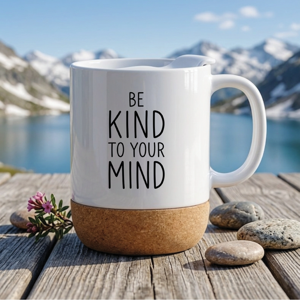 Be Kind to Your Mind - Quote Printed Premium Coffee Mugs & Cups (5 Options) MG1082