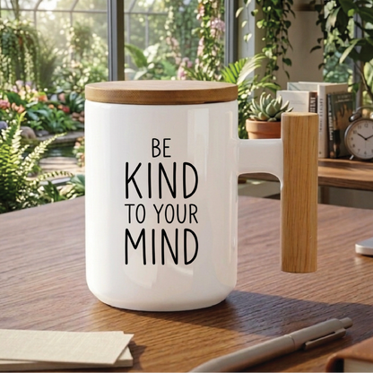 Be Kind to Your Mind - Quote Printed Premium Coffee Mugs & Cups (5 Options) MG1082