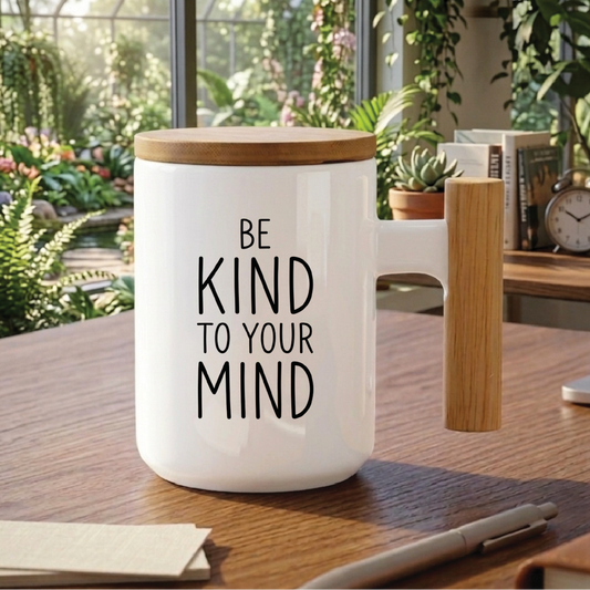 Be Kind to Your Mind - Quote Printed Premium Coffee Mugs & Cups (5 Options) MG1082