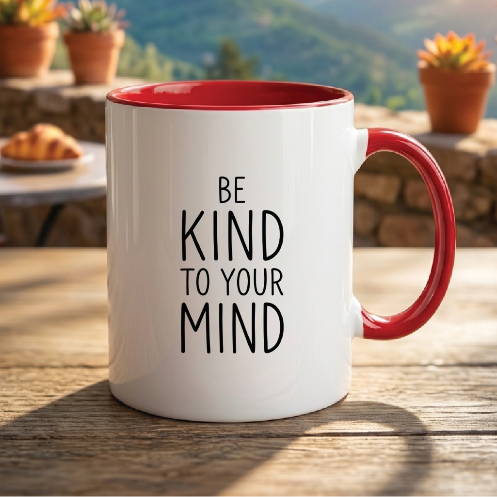 Be Kind to Your Mind - Quote Printed Premium Coffee Mugs & Cups (5 Options) MG1082