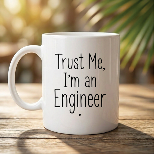 Trust Me, I'm an Engineer (Engineers)  - Quote Printed Premium Coffee Mugs & Cups (5 Options) MG1089