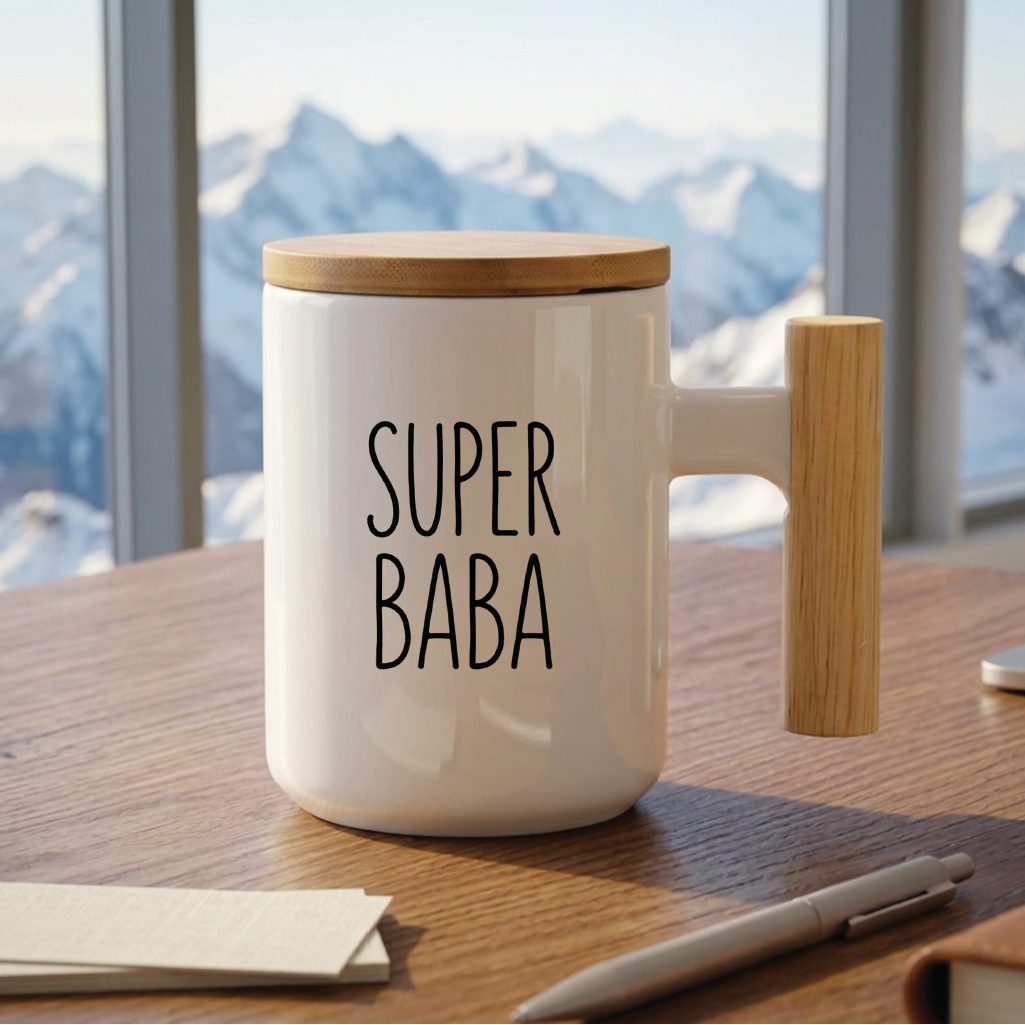 Super Baba - Quote Printed Premium Coffee Mugs & Cups (5 Options) MG1099