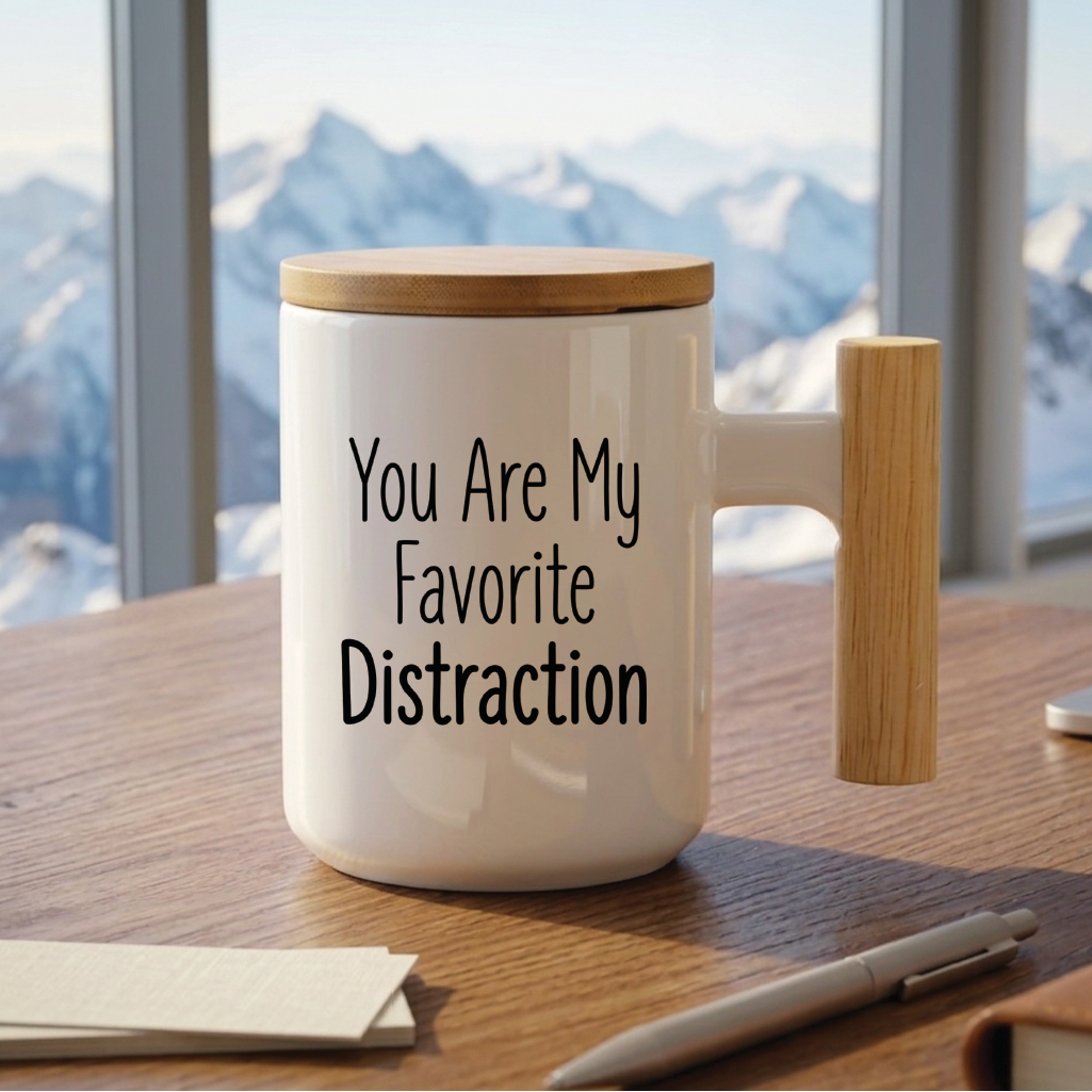 You Are My Favorite Distraction - Quote Printed Premium Coffee Mugs & Cups (5 Options) MG1100