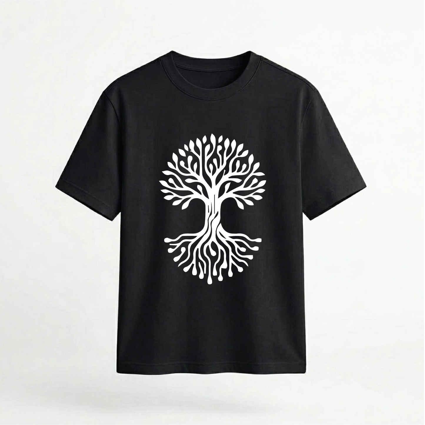 Tree of Life Symbolic Roots Graphic 100% Cotton Unisex T-Shirt