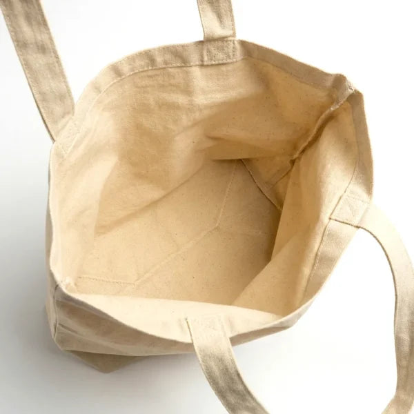 Personalized Recycled Cotton Canvas Bags 330 GSM (One color Print)